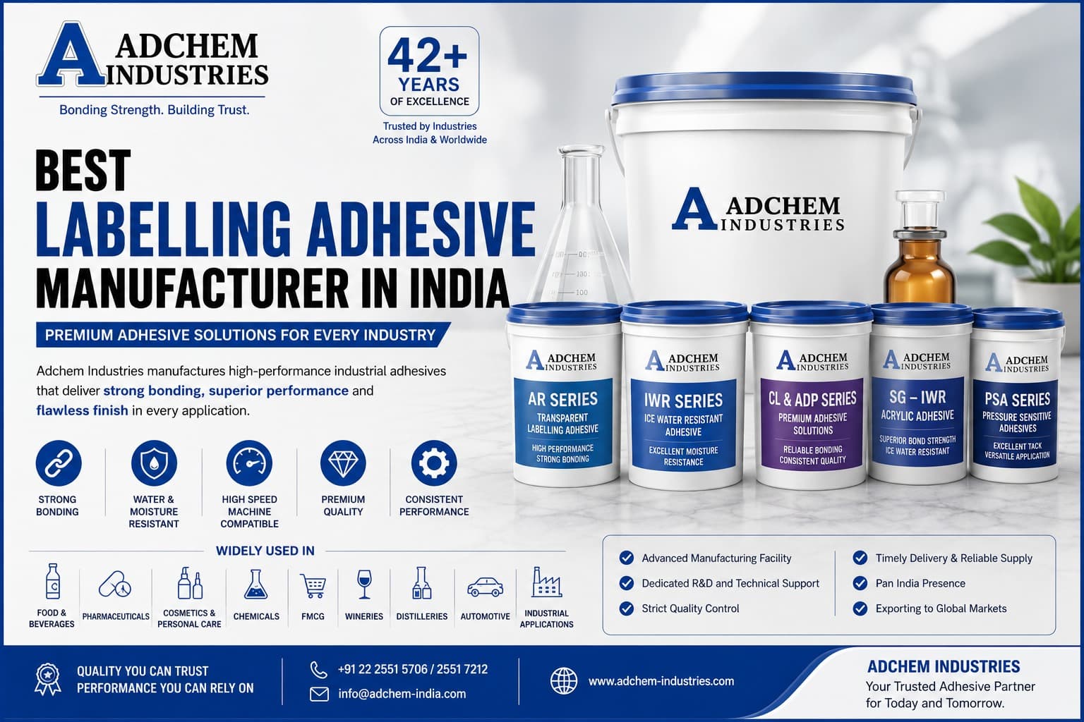 Best Labelling Adhesive Manufacturer in India